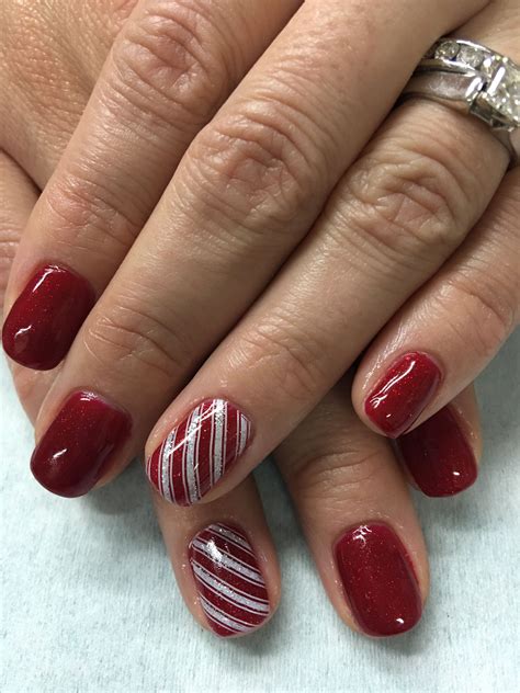 dior nail polish candy cane|12 Classy Christmas Nail Designs to Try This December .